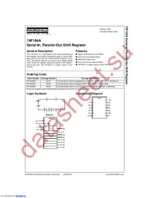 74F164APC_Q datasheet  