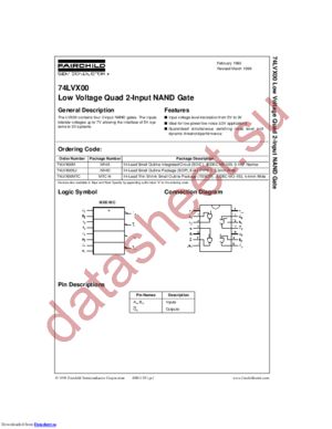 74LVX04MSCX datasheet  