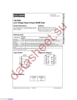 74LVX04MTCX-NL datasheet  