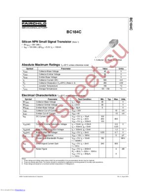 BC184CJ05Z datasheet  