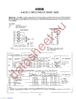 4086BFCQM datasheet  