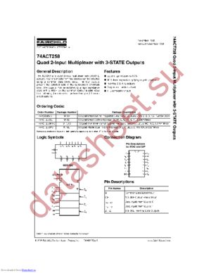 74ACT258SCX-NL datasheet  