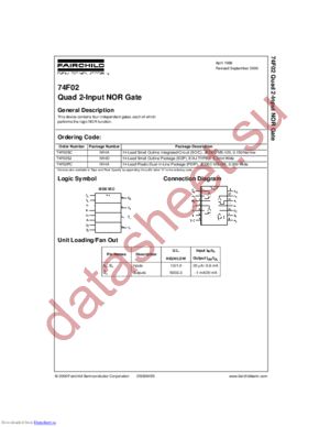 74F02PC-NL datasheet  