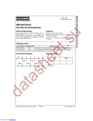 DM74AS1034AMX-NL datasheet  