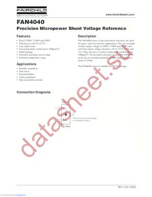 FAN4040AES325X datasheet  