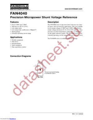 FAN4040AIS3-2.5 datasheet  