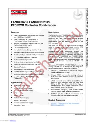 FAN4800CNY datasheet  