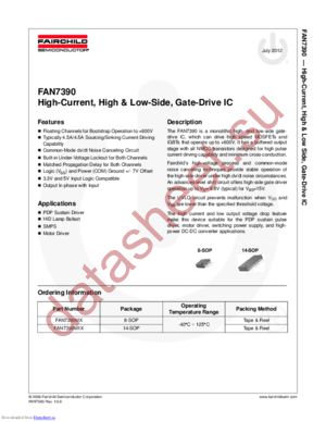 FAN7390M1X_12 datasheet  