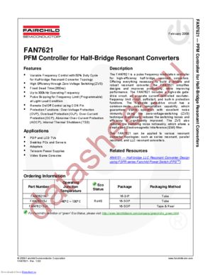 FAN7621N datasheet  