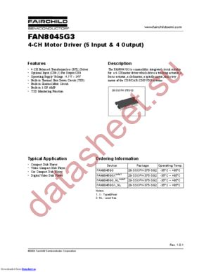 FAN8045G3XNL datasheet  