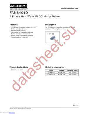 FAN8404D datasheet  