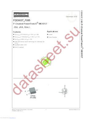 FDD6637_10 datasheet  