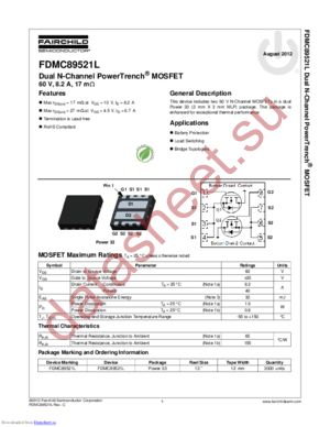 FDMC89521L datasheet  