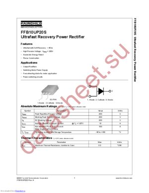 FFB10UP20S datasheet  