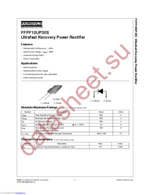 FFPF10UP30S datasheet  