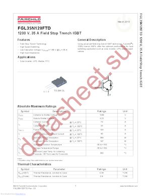 FGL35N120FTDTU datasheet  