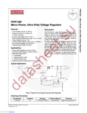 FHR1200 datasheet  