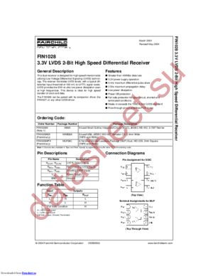 FIN1028K8X datasheet  