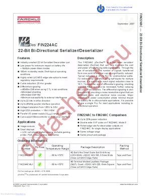 FIN224AC datasheet  