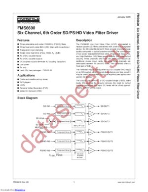 FMS6690MTC20NL datasheet  