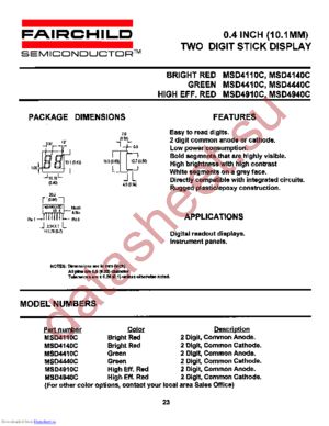 MSD4140C datasheet  