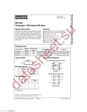 NC7S32M5X-NL datasheet  