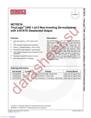 NC7SZ18L6X_11 datasheet  