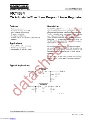 RC1584M datasheet  