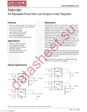 FAN1581T_NL datasheet  