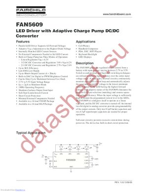 FAN5609MPX_Q datasheet  