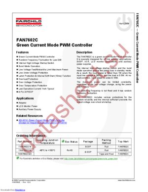 FAN7602CMX datasheet  