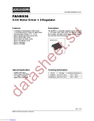 FAN8036-NL datasheet  
