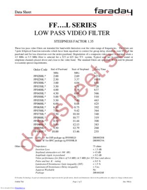 FF0850LD datasheet  