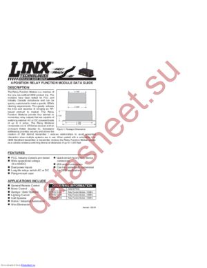 FCTN-RLY4-315-MOM datasheet  