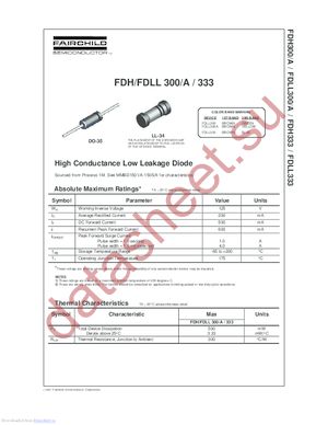 FDH333-T50R datasheet  