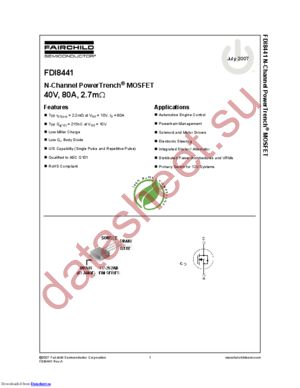 FDI8441_F085 datasheet  