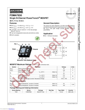 FDMA7670 datasheet  