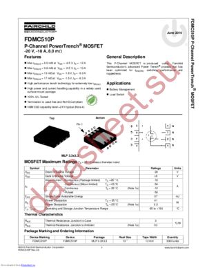 FDMC8026S datasheet  