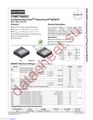 FDMC7660DC datasheet  