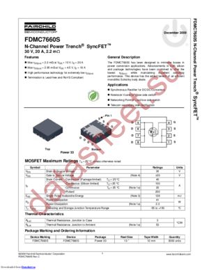 FDMC7660S datasheet  