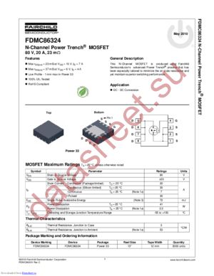FDMC7570S datasheet  