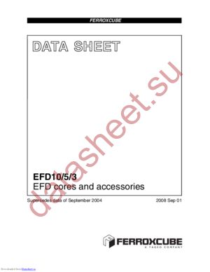 EFD10-3C94-A63-S datasheet  