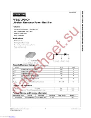 FFB20UP30DN datasheet  