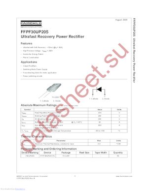 FFPF30UP20S datasheet  