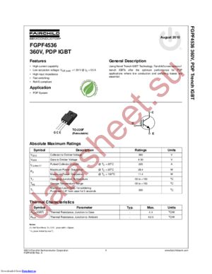 FGD4536 datasheet  