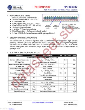 FPD10000V datasheet  