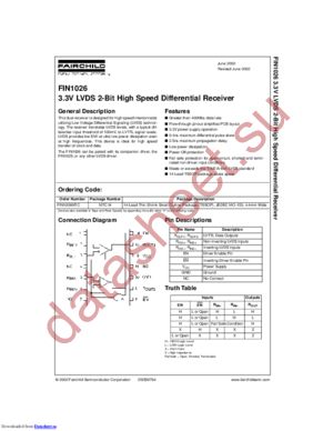 FIN1026MTC_Q datasheet  