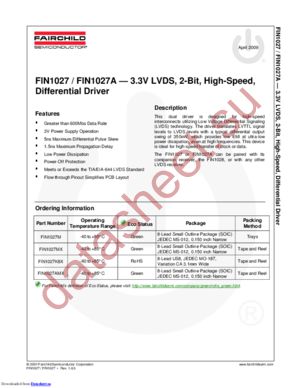 FIN1027_09 datasheet  