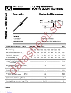 1N5391...5399 datasheet  