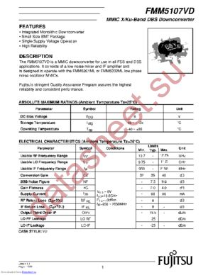 FMM5107VD datasheet  